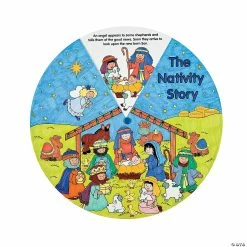 Outlet 🎁 Color Your Own Nativity Wheels - 12 Pc. ✔️