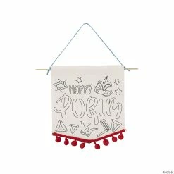 Top 10 😉 Color Your Own Purim Pom-Pom Banner Craft Kit - 12 Pc. 🎉