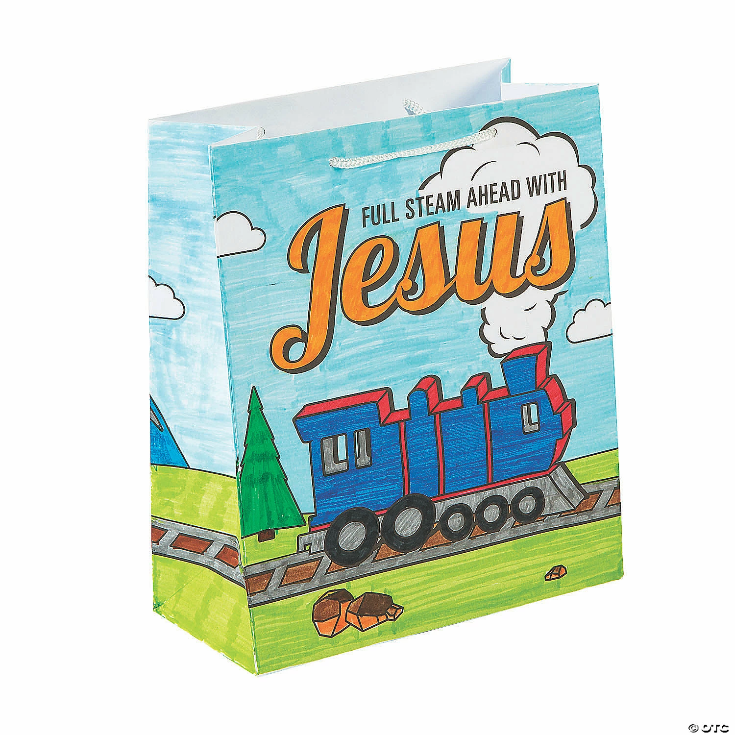 Buy π Color Your Own Railroad VBS Medium Take Home Bags - 12 Pc. π - Image 2