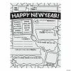 Best Sale 😀 Color Your Own Religious Happy New Year Posters - 30 Pc. ❤️