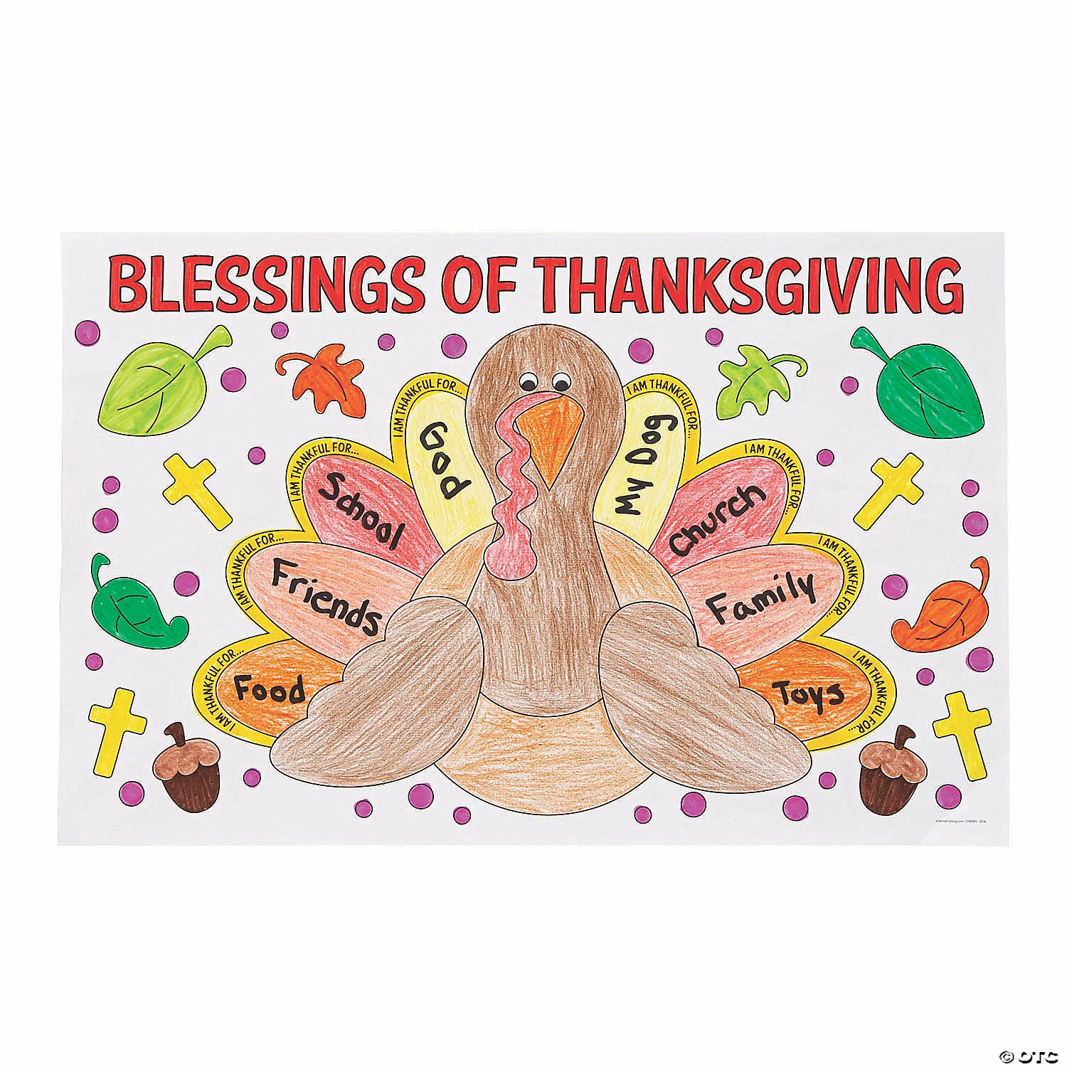 Best reviews of π Color Your Own Thankful For Placemats - 12 Pc. β¨ - Image 2
