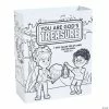 Cheap 🎉 Color Your Own Treasure Hunt VBS Medium Take Home Bags - 12 Pc. 😉