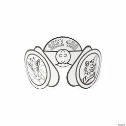 Discount 😀 Color Your Own Wild Encounters VBS Crowns - 12 Pc. ⌛