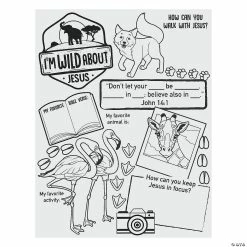 Brand new 🔥 Color Your Own Wild Encounters VBS Posters - 30 Pc. 👏