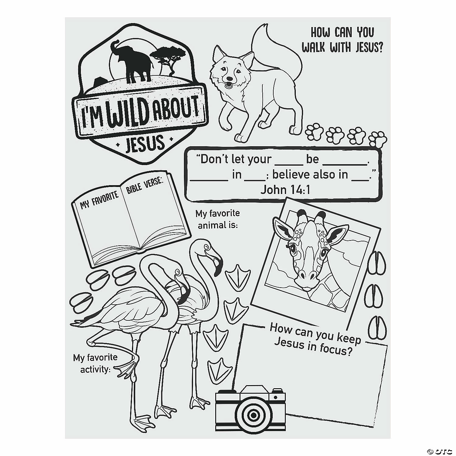 Brand new π₯ Color Your Own Wild Encounters VBS Posters - 30 Pc. π