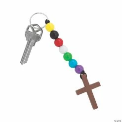 Best Sale 😉 Colors of Faith Cross Keychain Craft Kit - Makes 12 👍