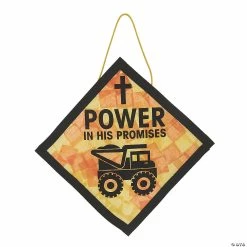 Discount 👍 Construction VBS Power Sign Craft Kit- Makes 12 💯