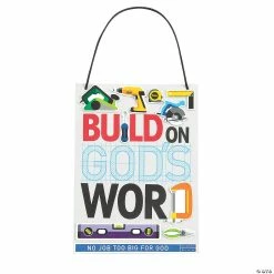 Flash Sale ⭐ Construction VBS Sign Craft Kit - Makes 12 ✨
