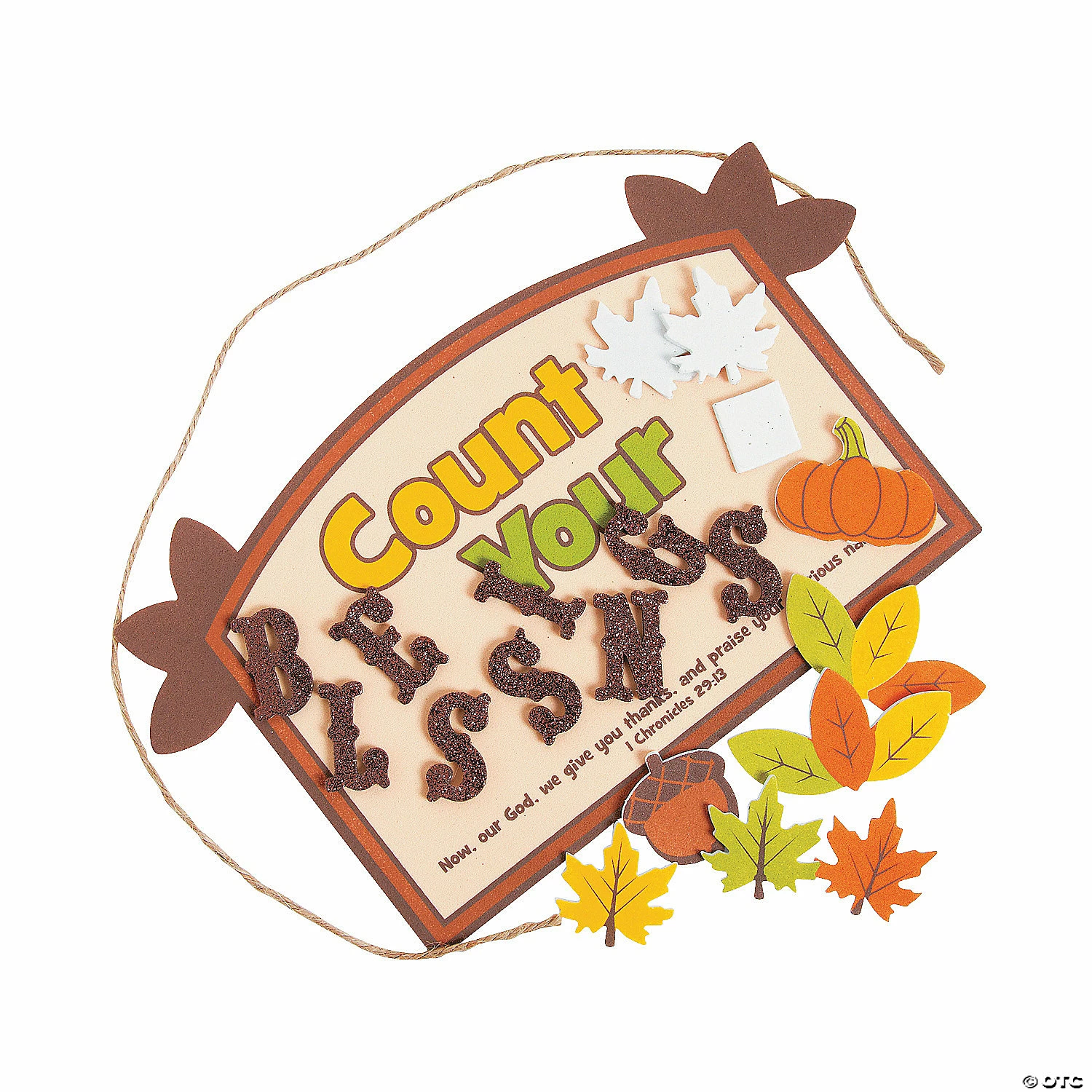 Flash Sale βοΈ Count Your Blessings Sign Craft Kit- Makes 12 𧨠- Image 2