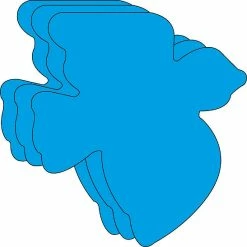 Budget 🤩 Creative Shapes Etc. - Large Single Color Creative Foam Craft Cut-outs - Bird 🧨