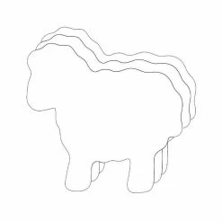 Buy 🔔 Creative Shapes Etc. - Sheep Foam Single Color Creative Cut-outs- 3” 🎁