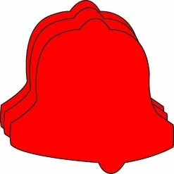 Budget ⌛ Creative Shapes Etc. - Small Single Color Creative Foam Craft Cut-outs - Holiday Bell ⌛