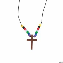 Discount 🔔 Cross Faith Necklace Craft Kit - Makes 12 ⌛