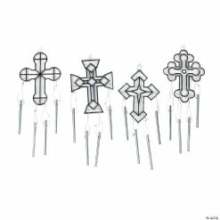 Best Pirce π Cross Suncatcher Wind Chimes - 12 Pc. π₯°