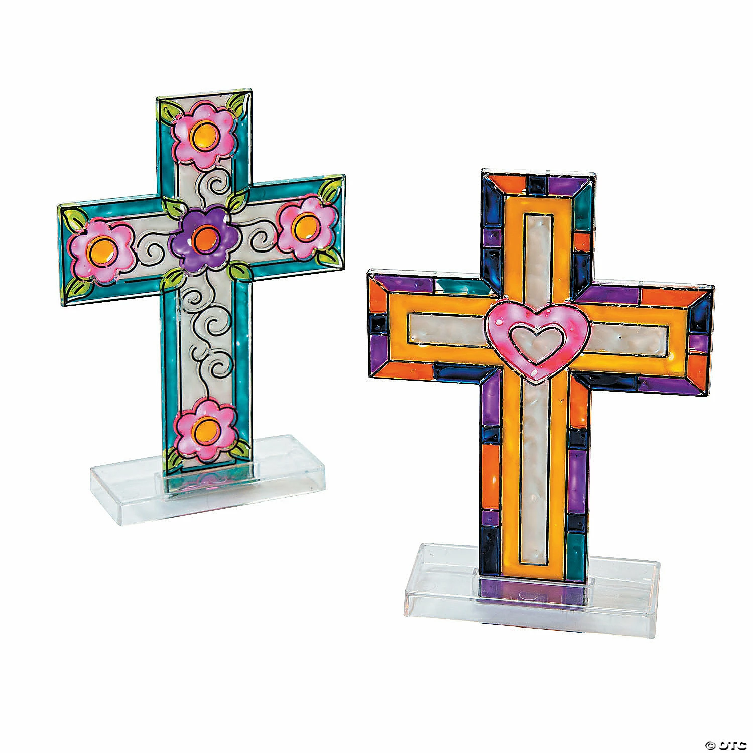Best deal π Cross Suncatchers with Stand - 12 Pc. π - Image 2