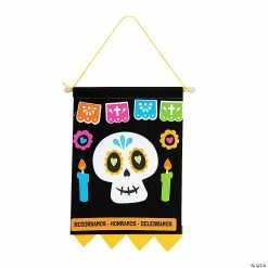 Wholesale π― Day of the Dead Banner Craft Kit β Makes 12 π