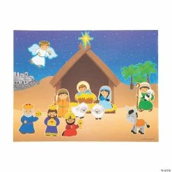 Cheapest 🤩 Design Your Own Nativity Sticker Scenes - 12 Pc. 🧨