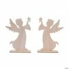 Discount 🌟 DIY Unfinished Wood Angels - 2 Pc. 🧨