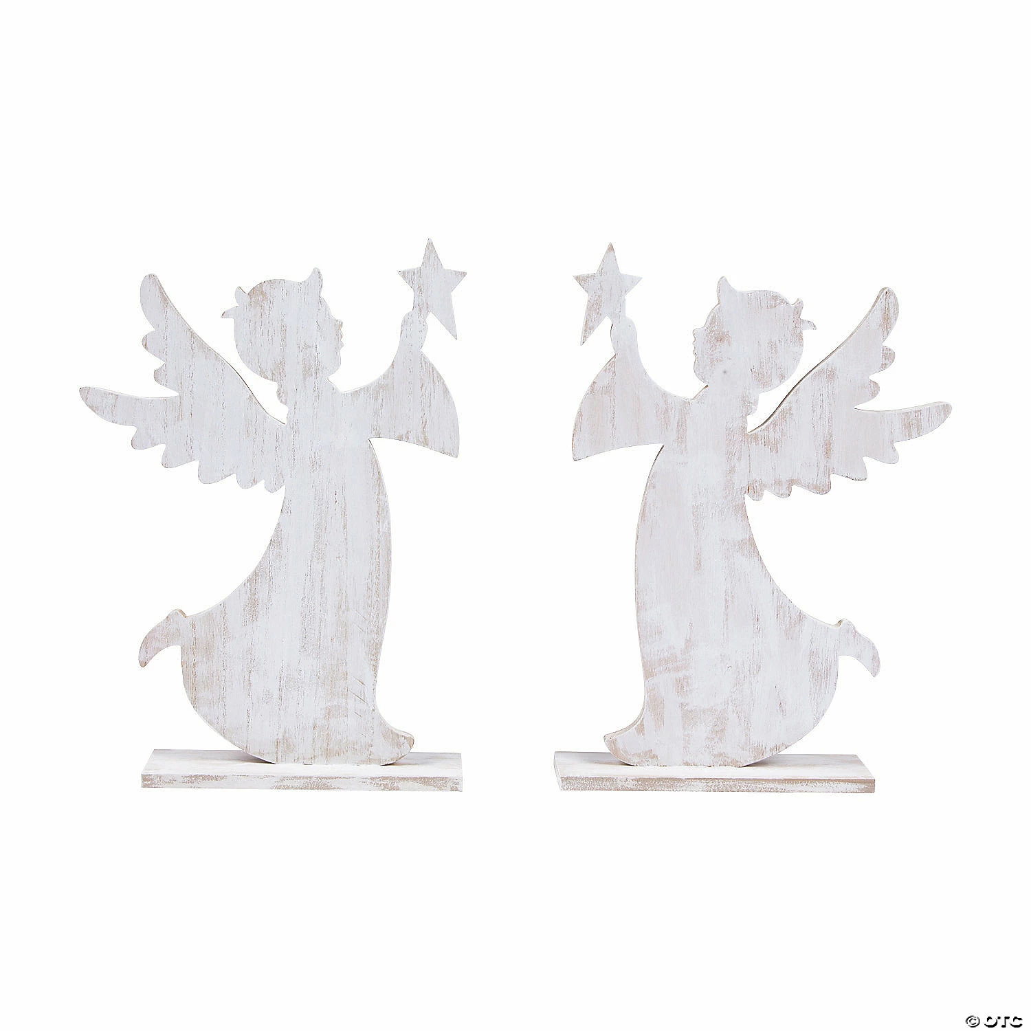 Discount π DIY Unfinished Wood Angels - 2 Pc. 𧨠- Image 2