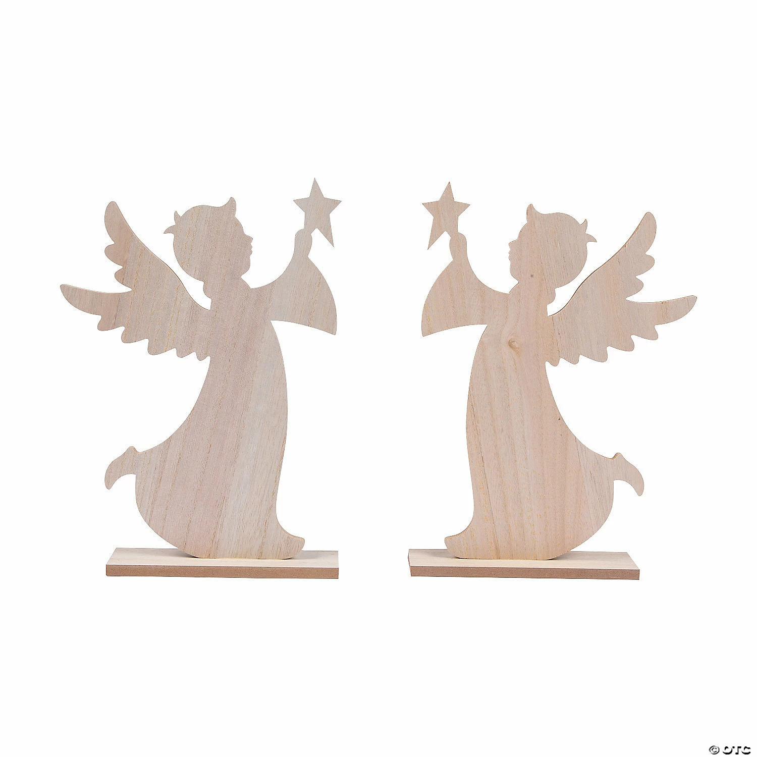 Discount π DIY Unfinished Wood Angels - 2 Pc. π§¨