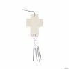 Brand new 😀 DIY Unfinished Wood Cross Wind Chimes - Makes 12 😀