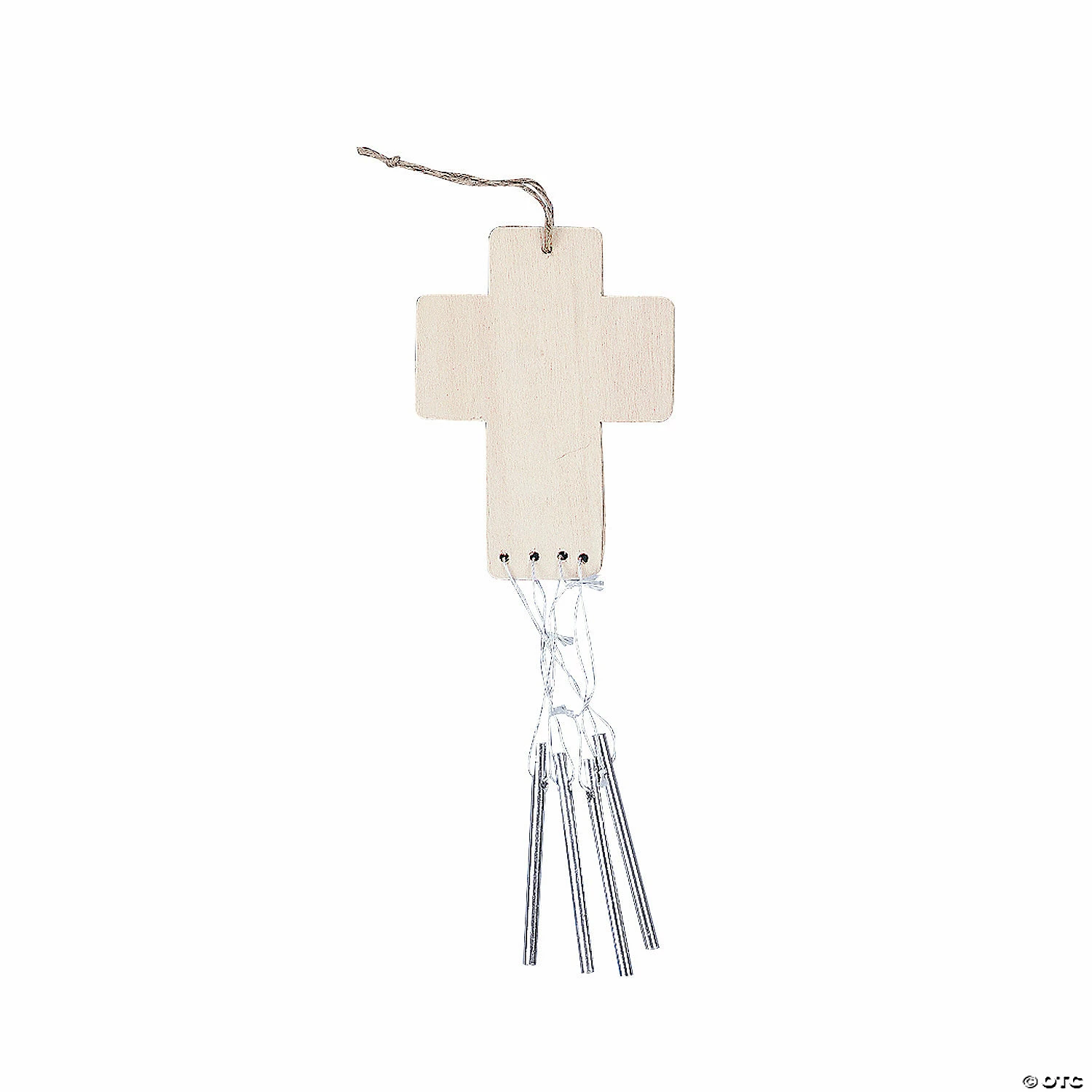 Brand new π DIY Unfinished Wood Cross Wind Chimes - Makes 12 π
