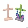 Discount 🌟 DIY Unfinished Wood Crosses - 12 Pc. 🎁