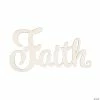 Best Sale 👏 DIY Unfinished Wood Faith Word Cutout 🎉