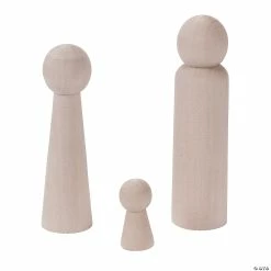 Promo 🔥 DIY Unfinished Wood Nativity Peg Dolls ✨