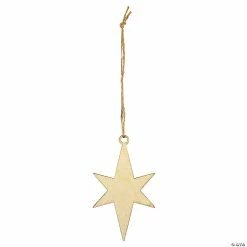 Best Pirce π€© DIY Unfinished Wood North Star Ornaments - 24 Pc. π