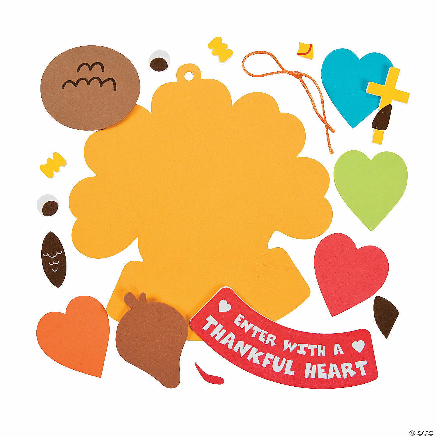 Coupon π Enter with a Thankful Heart Sign Craft Kit- Makes 12 β - Image 2