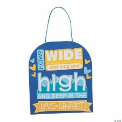 Wholesale π€© Ephesians 3:18 Sign Craft Kit - Makes 12 π₯°