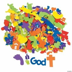Promo βοΈ Fabulous Foam Self-Adhesive Faith Shapes - 500 Pc. β