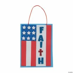 Buy 💯 Faith Flag Sign Craft Kit - Makes 12 ✨