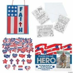 Outlet 🎁 Faith Veterans Day Craft Kit Assortment - Makes 36 🧨
