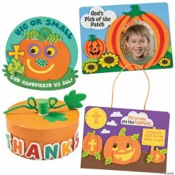 Hot Sale 🌟 Fall Faith Pumpkin Craft Assortment Kit - Makes 48 ⌛