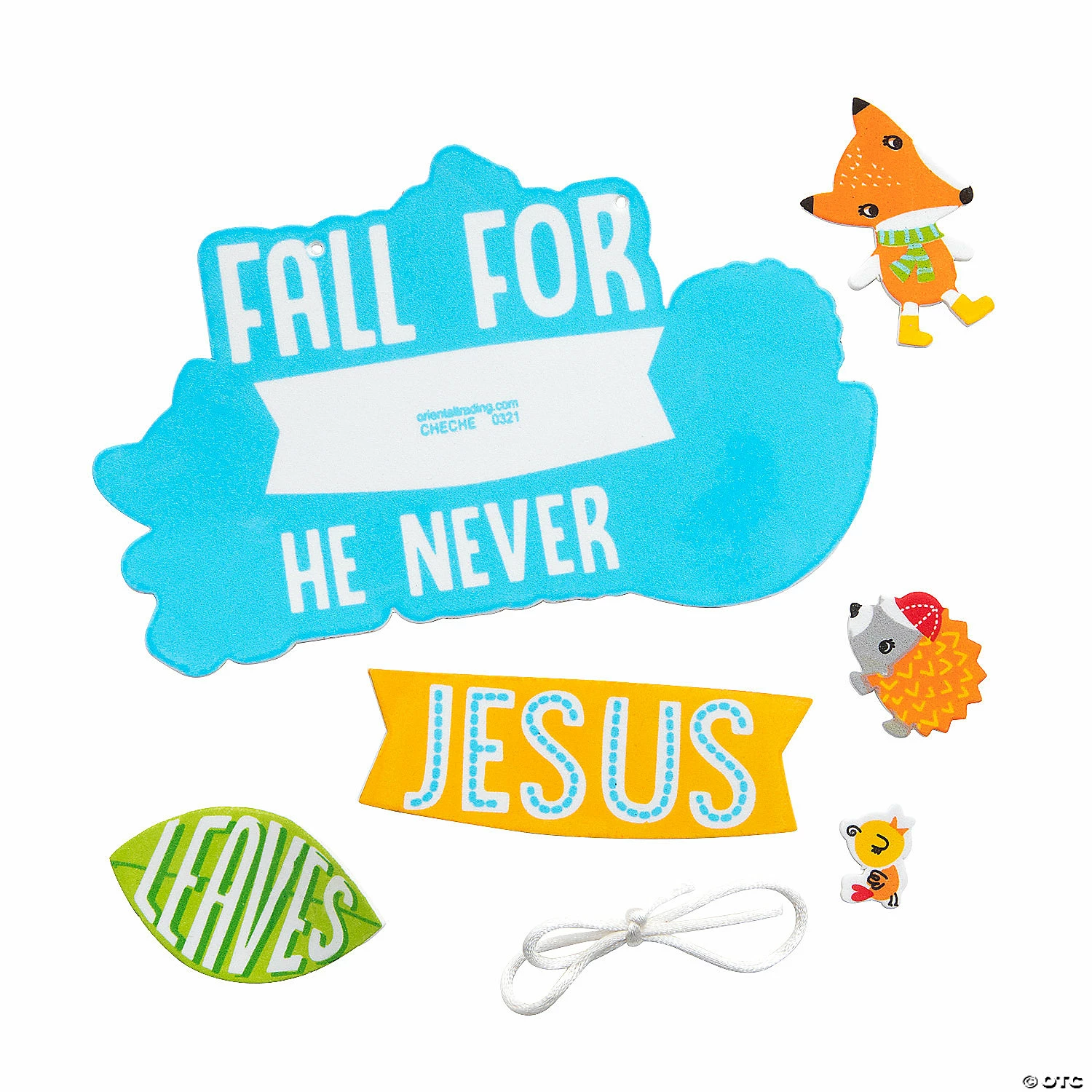 Flash Sale β Fall for Jesus Animal Sign Craft Kit - Makes 12 π - Image 2