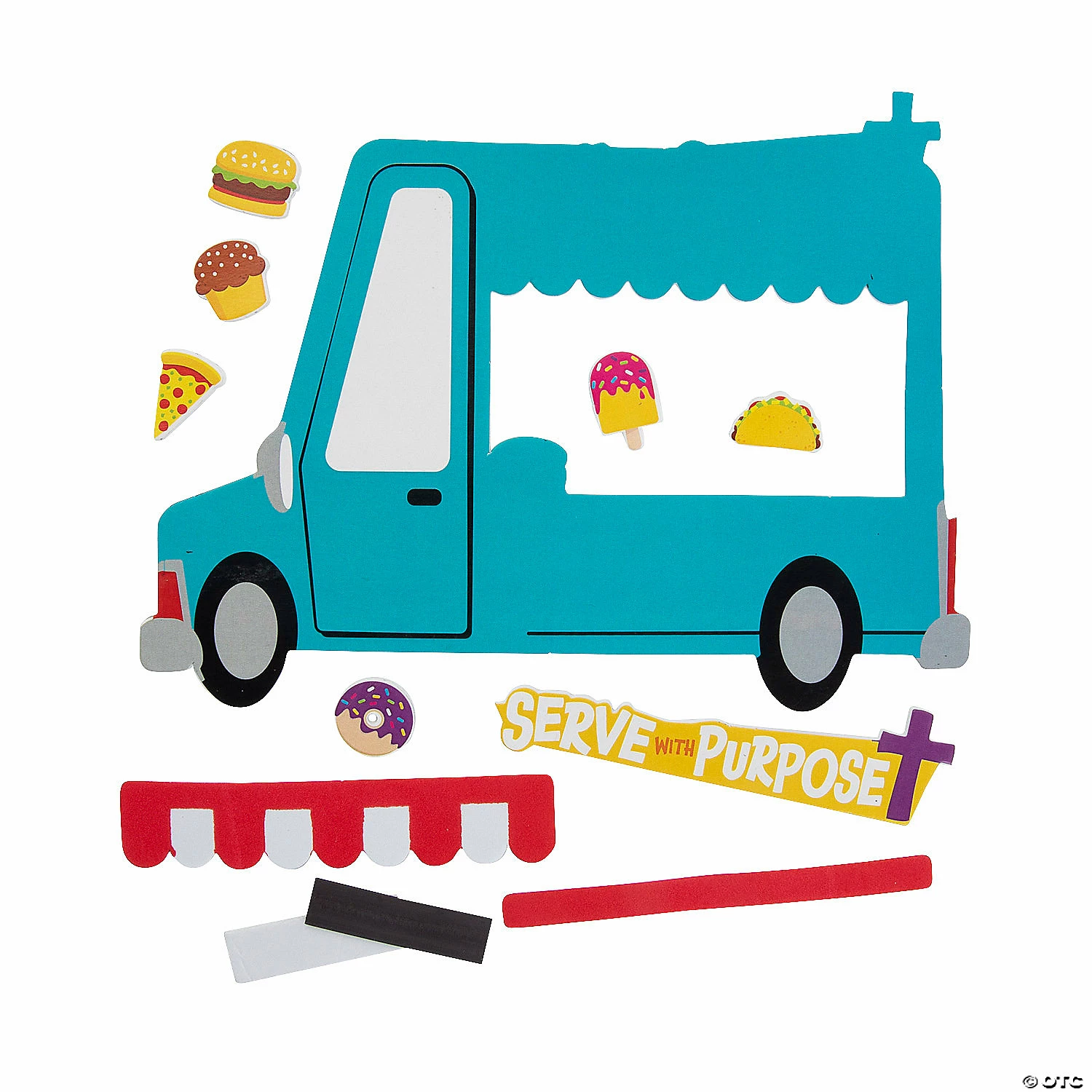 Wholesale π€© Food Truck VBS Picture Frame Magnet Craft Kit - Makes 12 π - Image 2
