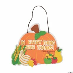 Hot Sale 👍 Give Thanks Sign Craft Kit - Makes 12 👍