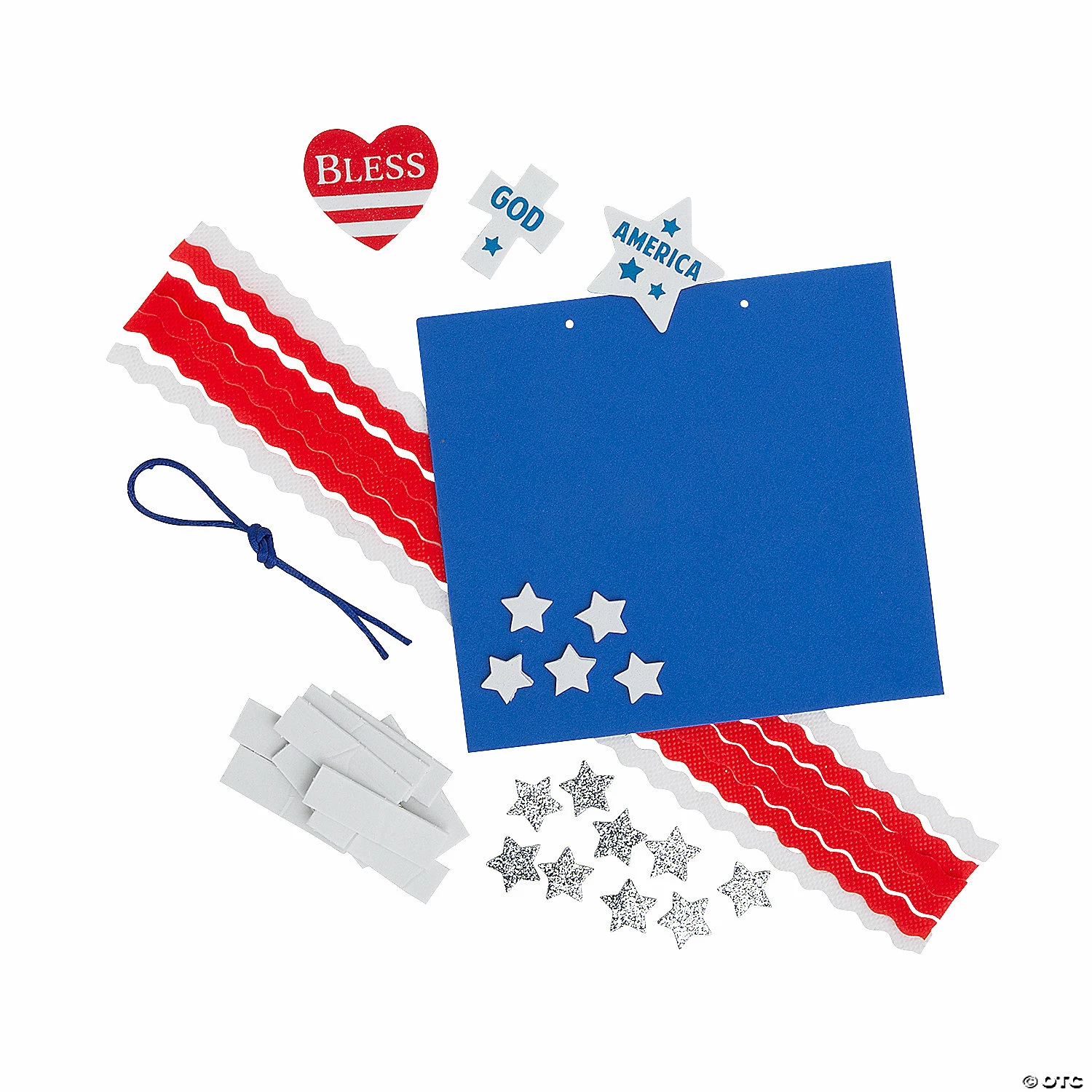 Outlet β€οΈ God Bless America Patriotic Windsock Craft Kit β Makes 12 β¨ - Image 2