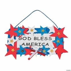 Outlet π― God Bless America Sign Craft Kit- Makes 12 π―