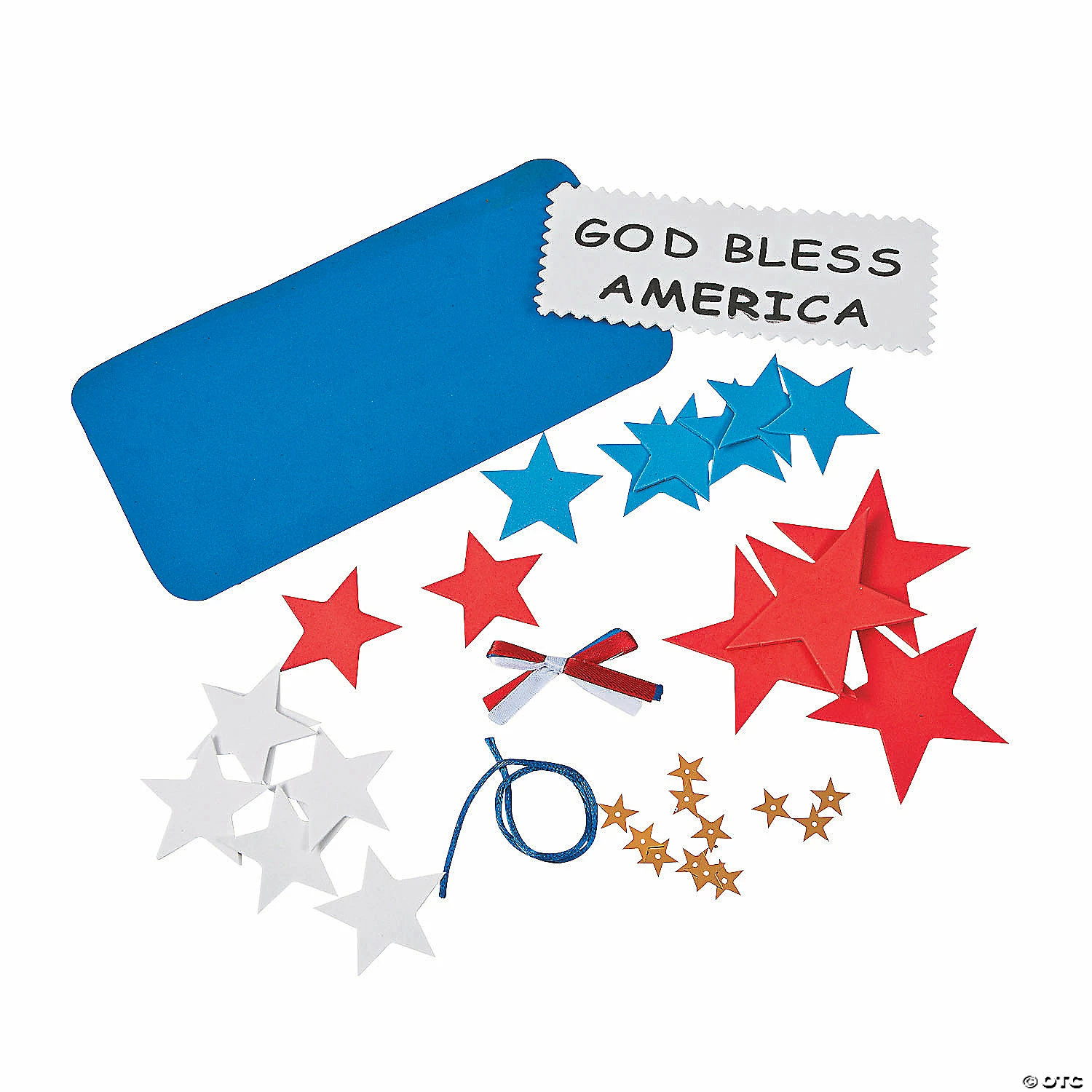 Outlet π― God Bless America Sign Craft Kit- Makes 12 π― - Image 2