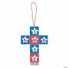Cheapest 🥰 God Is Love Patriotic Cross Craft Kit - Makes 12 🎉