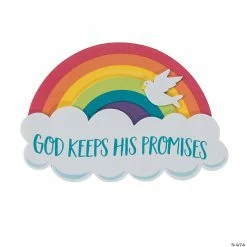 Budget 🛒 God Keeps His Promises Rainbow Magnet Craft Kit - Makes 12 🔥