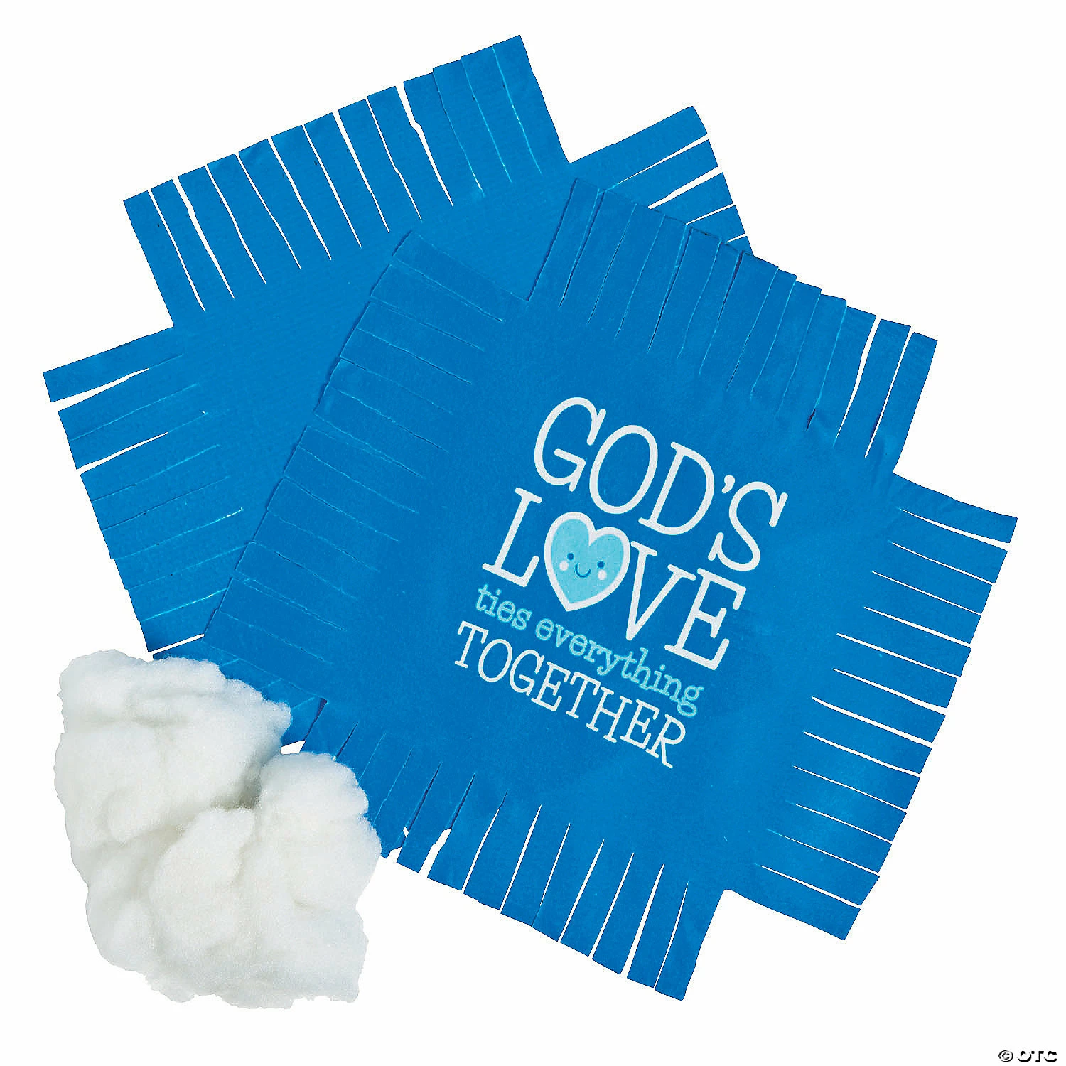 Wholesale π€© Godβs Love Tied Fleece Pillow Craft Kit - Makes 6 𧨠- Image 2