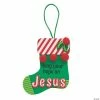 Top 10 ✔️ Hang Your Hope on Jesus Stocking Ornament Craft Kit - Makes 12 😀