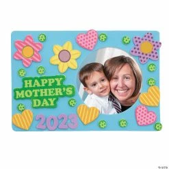 Deals π Happy π© Motherβs Day Picture Frame Magnet Craft Kit - Makes 12 β¨