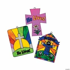 Discount 🌟 “He Lives” Suncatchers - 24 Pc. 💯