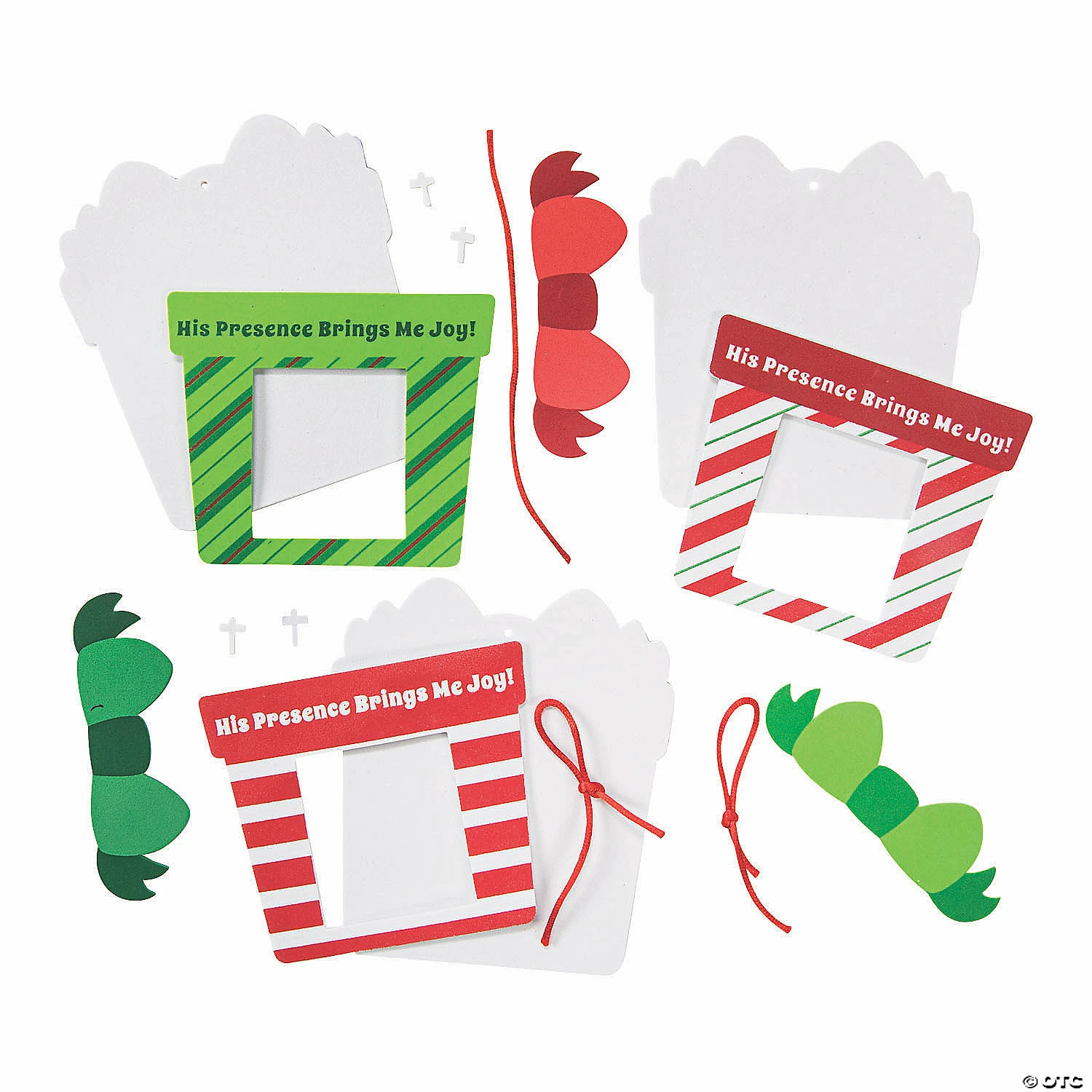 Cheap 𧨠His Presence Brings Joy Picture Frame π Christmas Ornament Craft Kit - Makes 48 β - Image 2