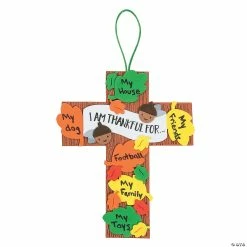 Cheapest 🧨 I Am Thankful For... 👪 Thanksgiving Cross Craft Kit- Makes 12 🔔